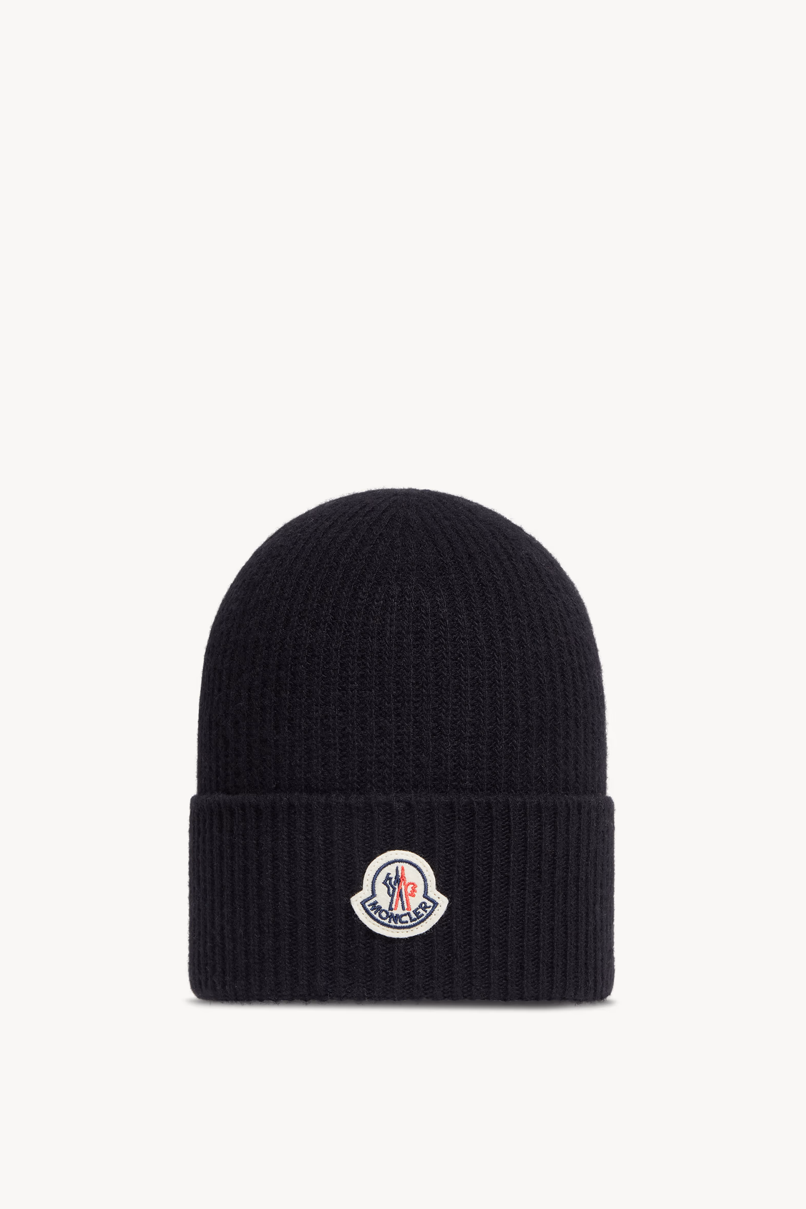 Wool & Cashmere Beanie Men Black Moncler 0
